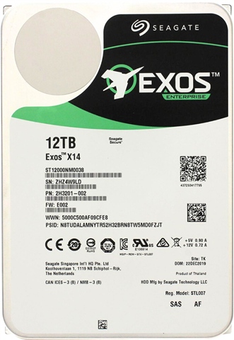Seagate Exos X14 12TB 3.5